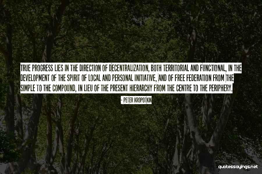 Simple Yet True Quotes By Peter Kropotkin