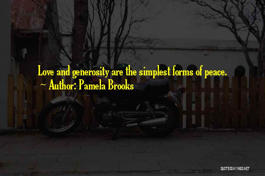 Simplest Form Quotes By Pamela Brooks