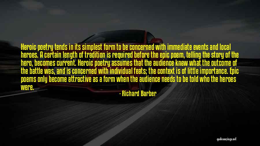 Simplest Form Quotes By Richard Barber