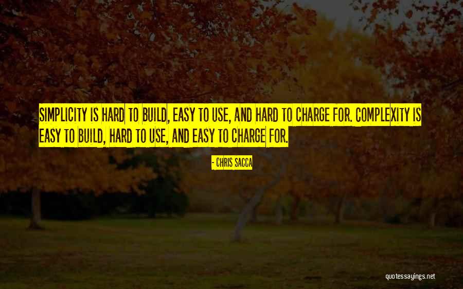 Simplicity And Complexity Quotes By Chris Sacca Simplicity And Complexity Quotes By Chris Sacca
