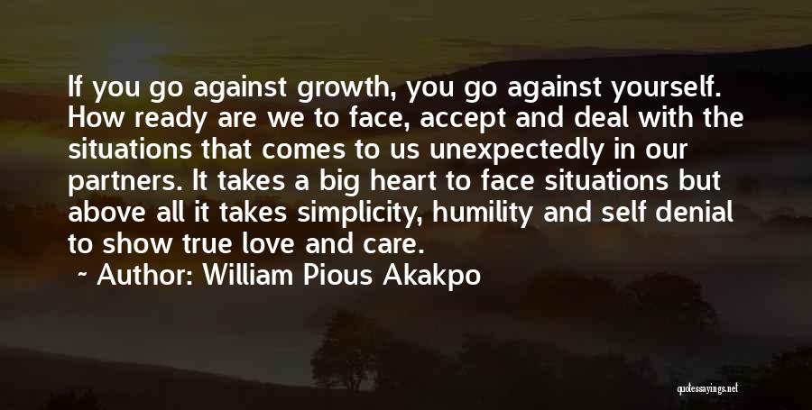 Simplicity And Love Quotes By William Pious Akakpo