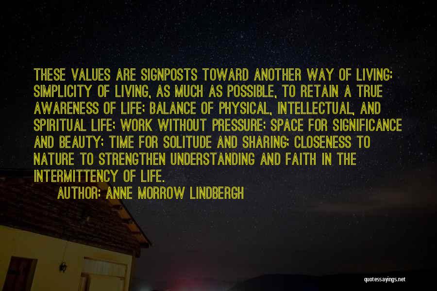 Simplicity Beauty Quotes By Anne Morrow Lindbergh