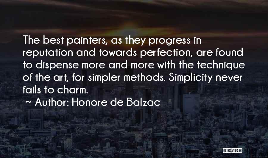 Simplicity In Art Quotes By Honore De Balzac