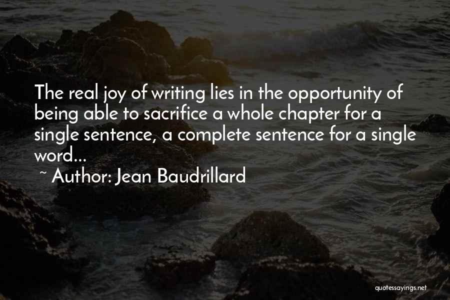 Simplicity In Art Quotes By Jean Baudrillard