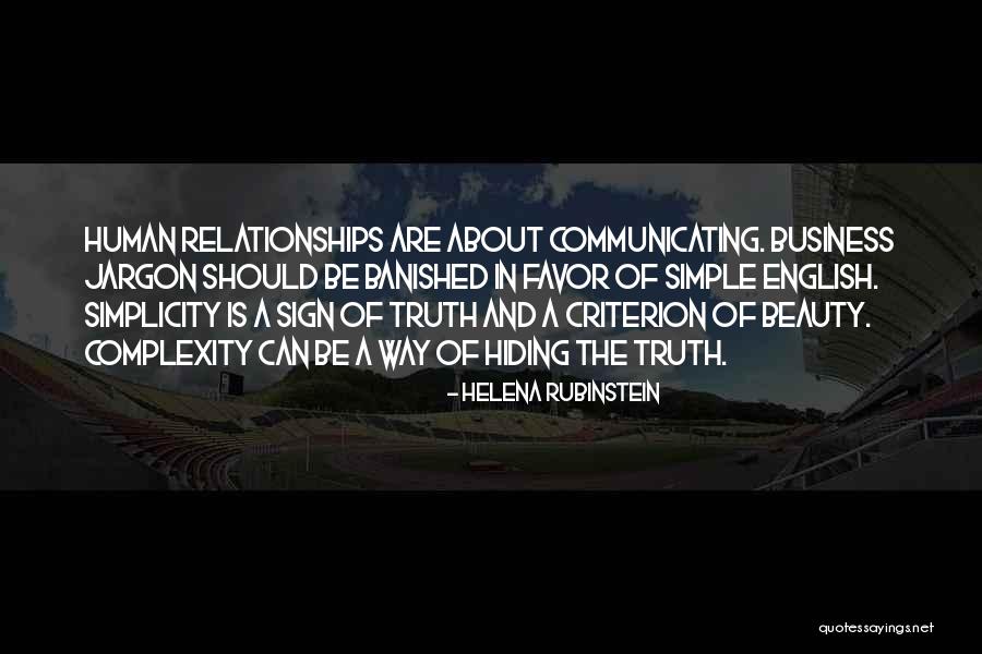Simplicity In Business Quotes By Helena Rubinstein Simplicity In Business Quotes By Helena Rubinstein