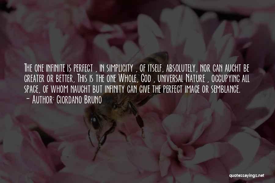 Simplicity In Nature Quotes By Giordano Bruno