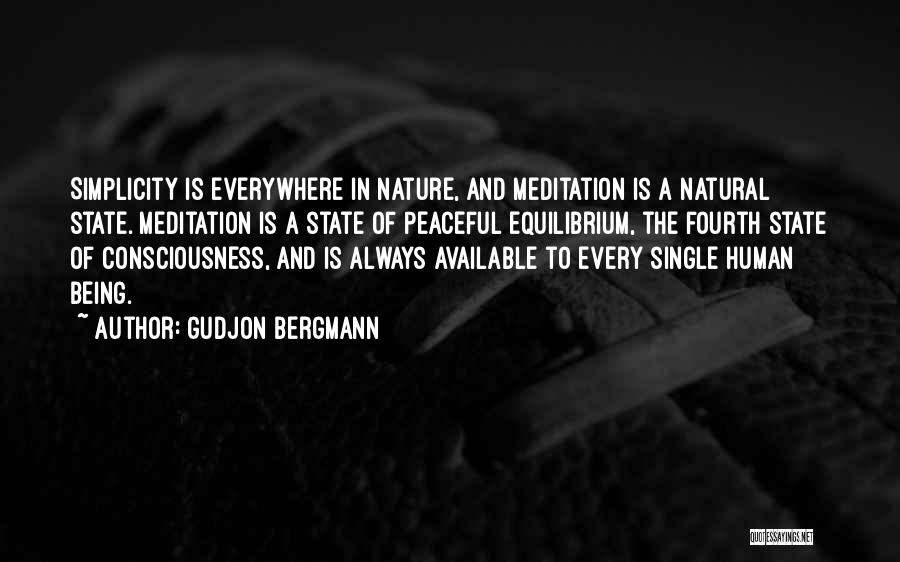 Simplicity In Nature Quotes By Gudjon Bergmann