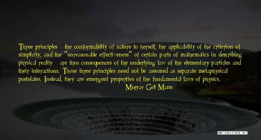Simplicity Of Nature Quotes By Murray Gell-Mann Simplicity Of Nature Quotes By Murray Gell-Mann