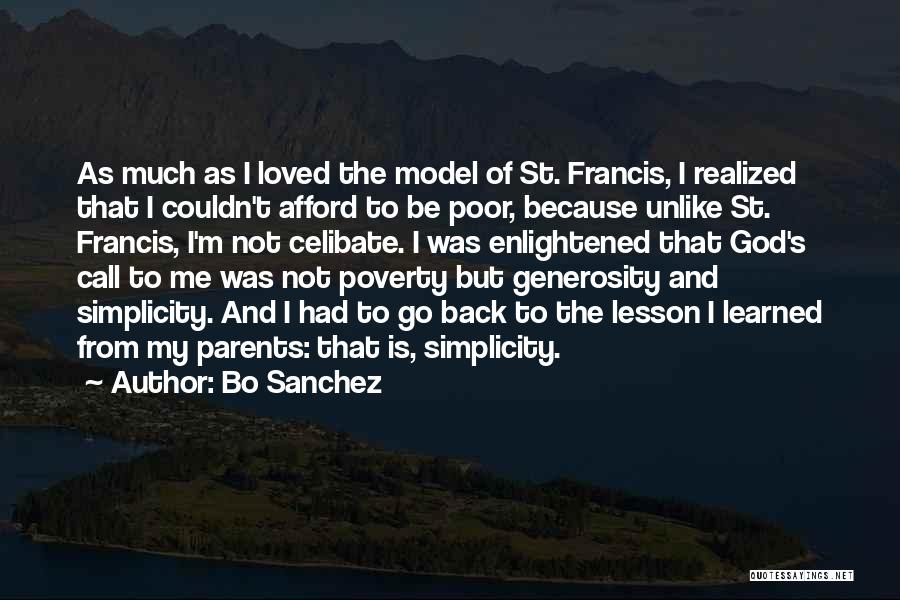 Simplicity Quotes By Bo Sanchez