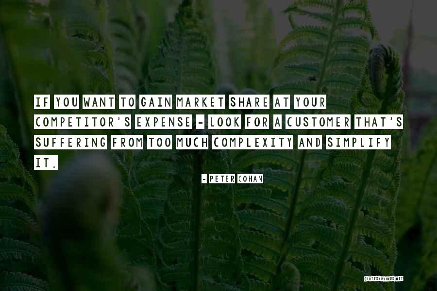 Simplify Complexity Quotes By Peter Cohan Simplify Complexity Quotes By Peter Cohan