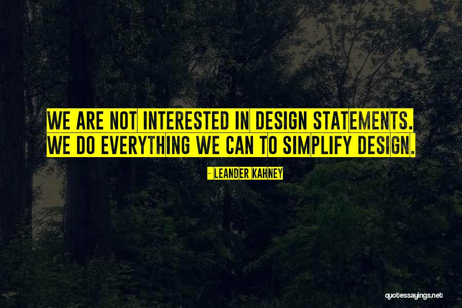 Simplify Design Quotes By Leander Kahney