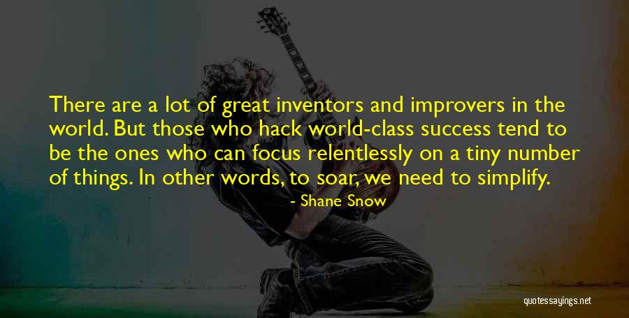 Simplify Success Quotes By Shane Snow