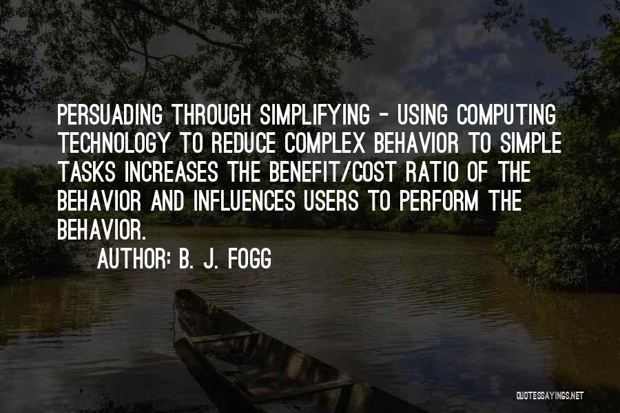 Simplifying Quotes By B. J. Fogg