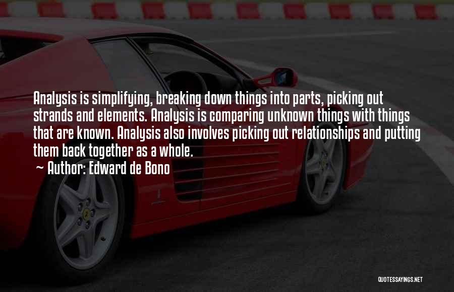 Simplifying Quotes By Edward De Bono