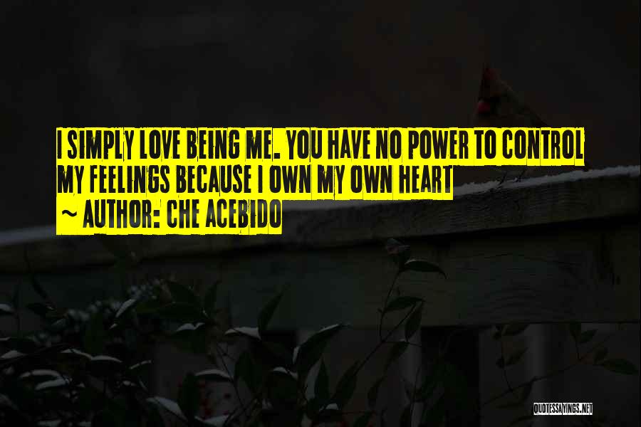 Simply Because I Love You Quotes By Che Acebido