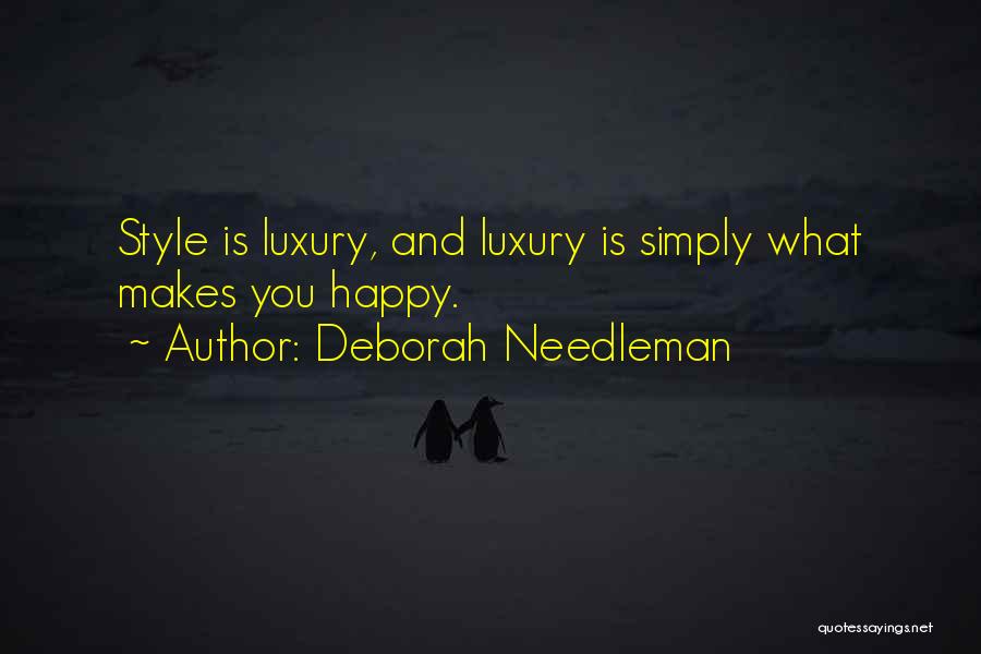 Simply Happy Quotes By Deborah Needleman