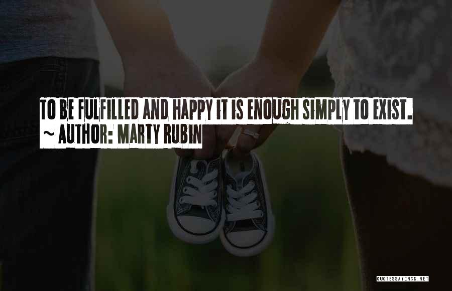Simply Happy Quotes By Marty Rubin