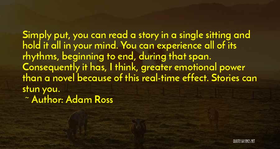 Simply Sitting Quotes By Adam Ross