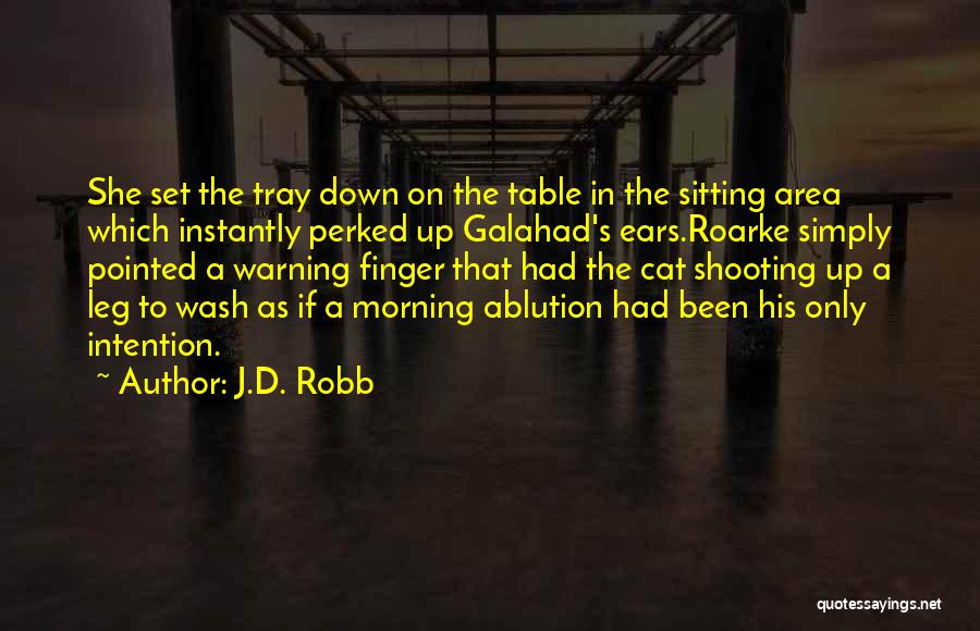 Simply Sitting Quotes By J.D. Robb