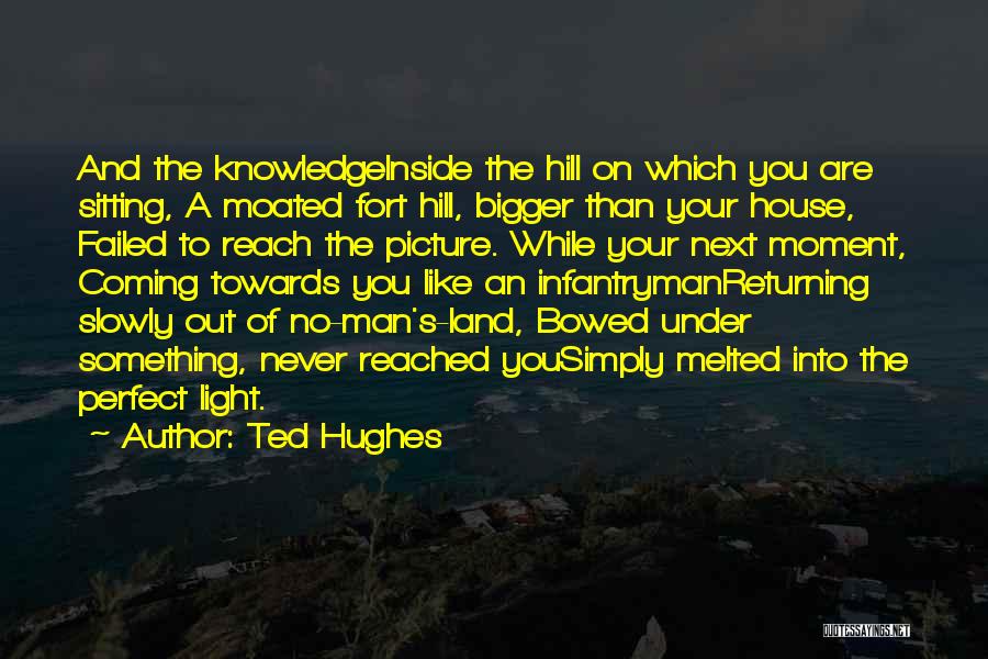 Simply Sitting Quotes By Ted Hughes