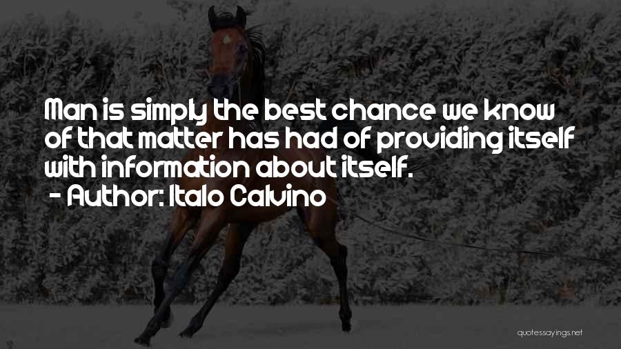 Simply The Best Man Quotes By Italo Calvino