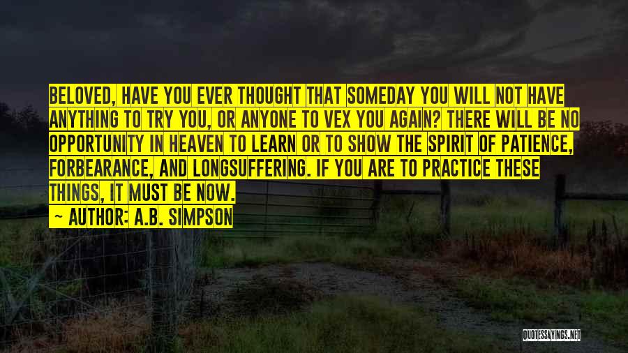 Simpson Quotes By A.B. Simpson