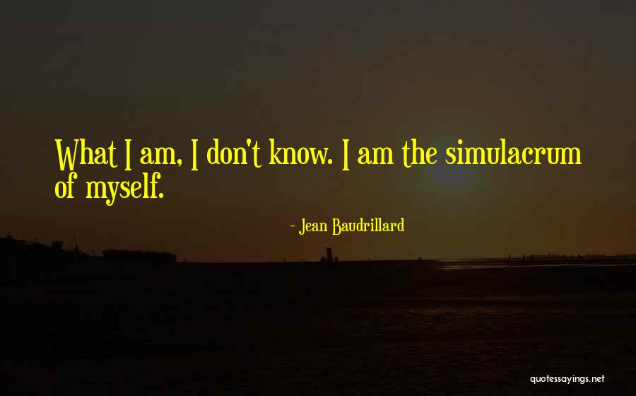 Simulacrum Baudrillard Quotes By Jean Baudrillard Simulacrum Baudrillard Quotes By Jean Baudrillard