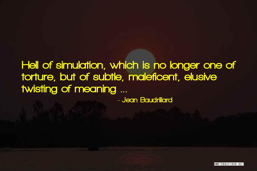 Simulation Quotes By Jean Baudrillard Simulation Quotes By Jean Baudrillard