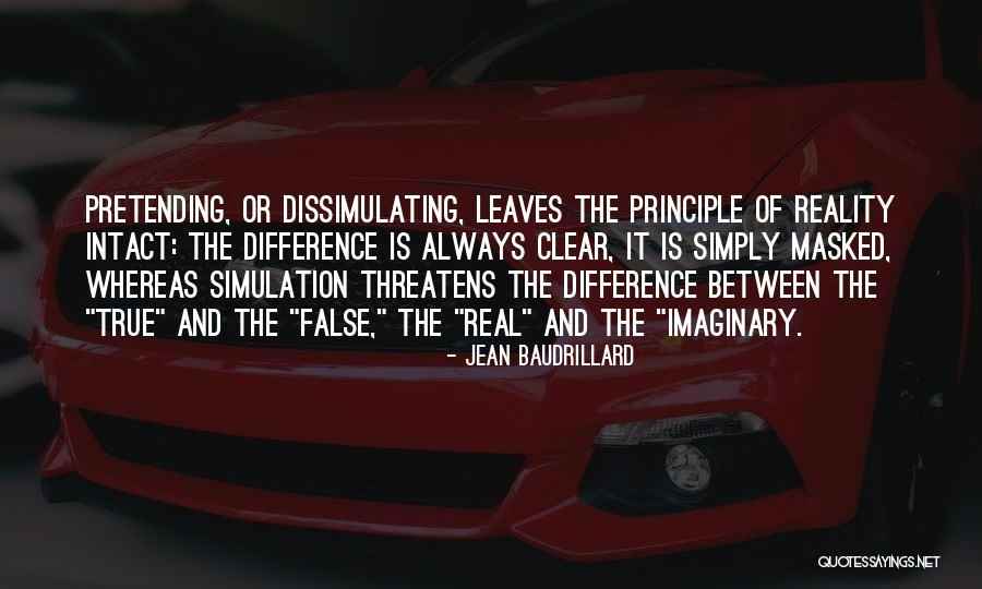 Simulation Quotes By Jean Baudrillard Simulation Quotes By Jean Baudrillard