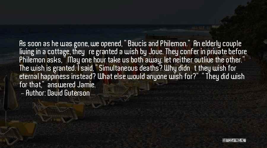 Simultaneous Quotes By David Guterson