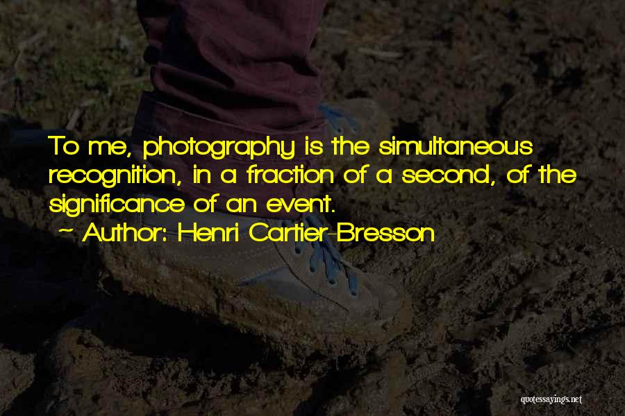 Simultaneous Quotes By Henri Cartier-Bresson