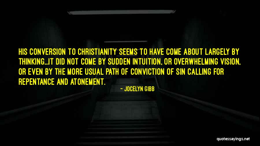 Sin And Repentance Quotes By Jocelyn Gibb