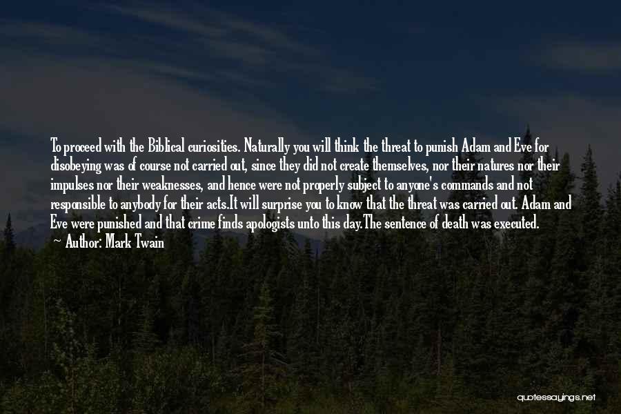 Sin Biblical Quotes By Mark Twain