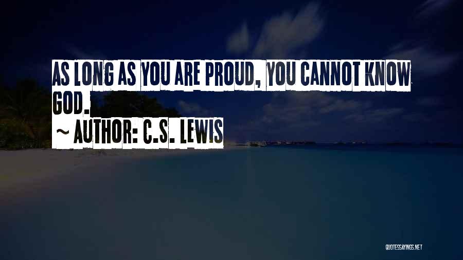 Sin Of Pride Quotes By C.S. Lewis