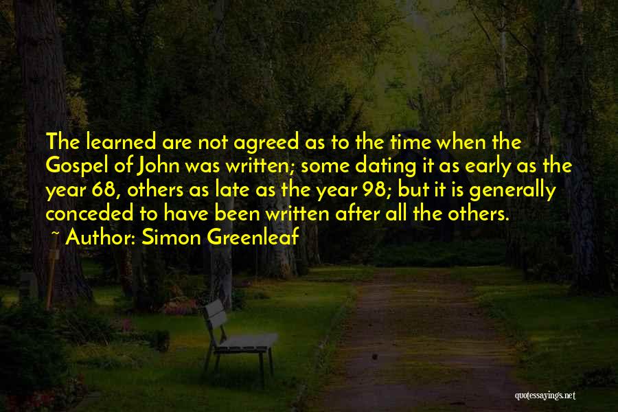 Since 98 Quotes By Simon Greenleaf