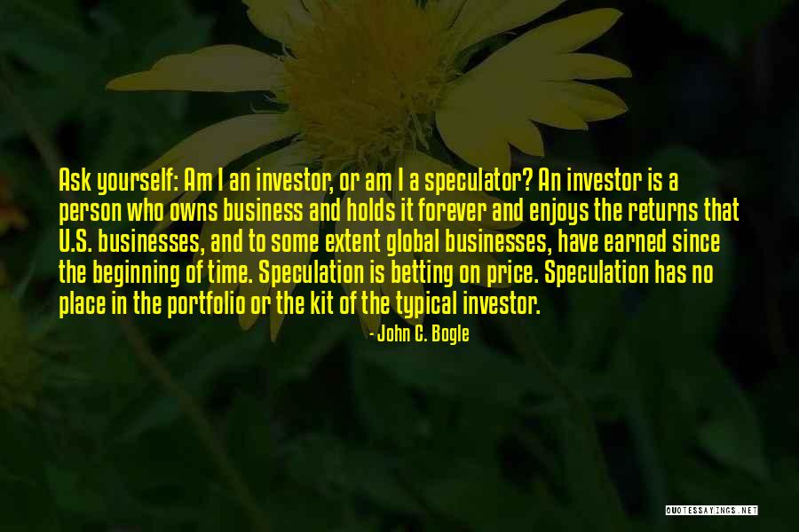 Since The Beginning Of Time Quotes By John C. Bogle Since The Beginning Of Time Quotes By John C. Bogle