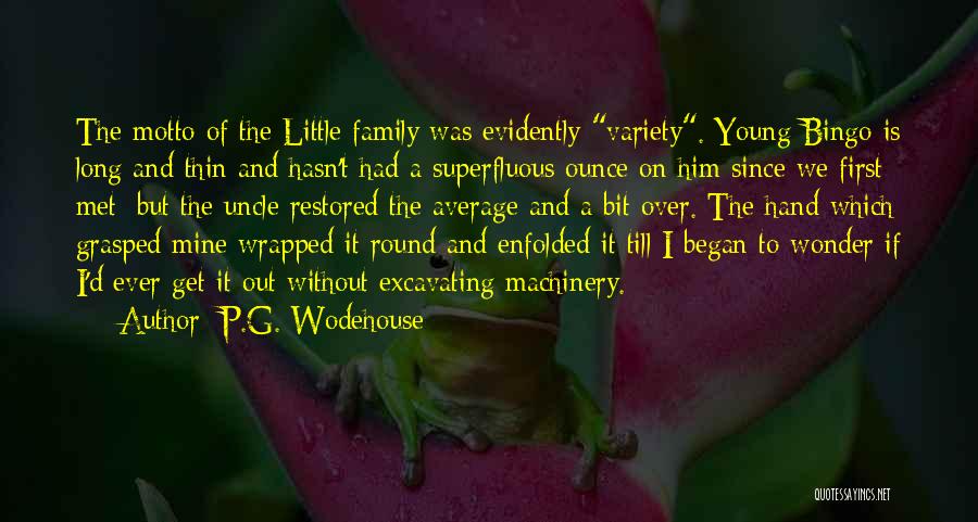 Since We First Met Quotes By P.G. Wodehouse