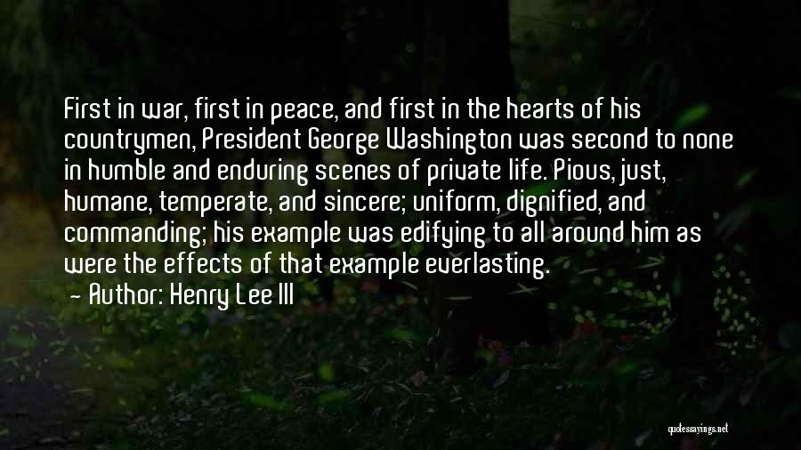 Sincere Leadership Quotes By Henry Lee III