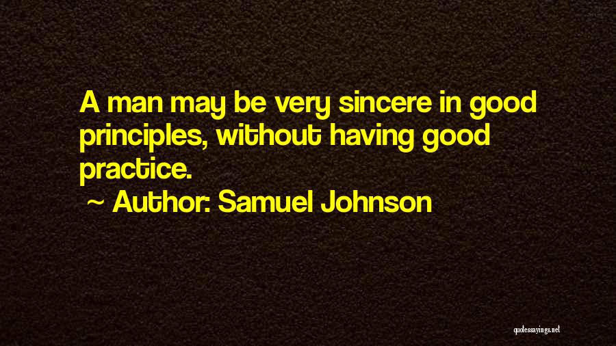 Sincere Man Quotes By Samuel Johnson