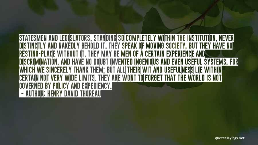 Sincerely Quotes By Henry David Thoreau