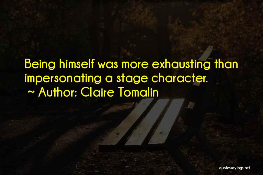Sincerity In A Relationship Quotes By Claire Tomalin