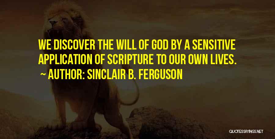 Sinclair Ferguson Quotes By Sinclair B. Ferguson