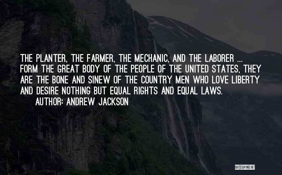 Sinew Quotes By Andrew Jackson