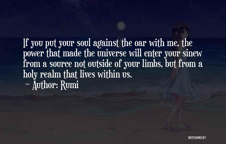 Sinew Quotes By Rumi