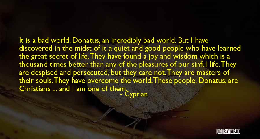 Sinful Life Quotes By Cyprian Sinful Life Quotes By Cyprian