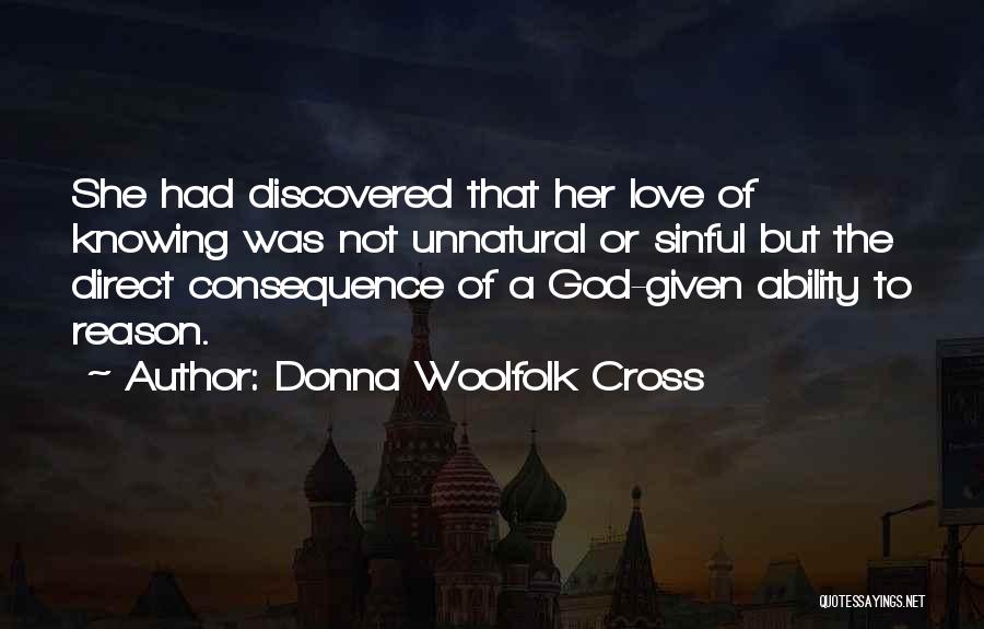 Sinful Love Quotes By Donna Woolfolk Cross