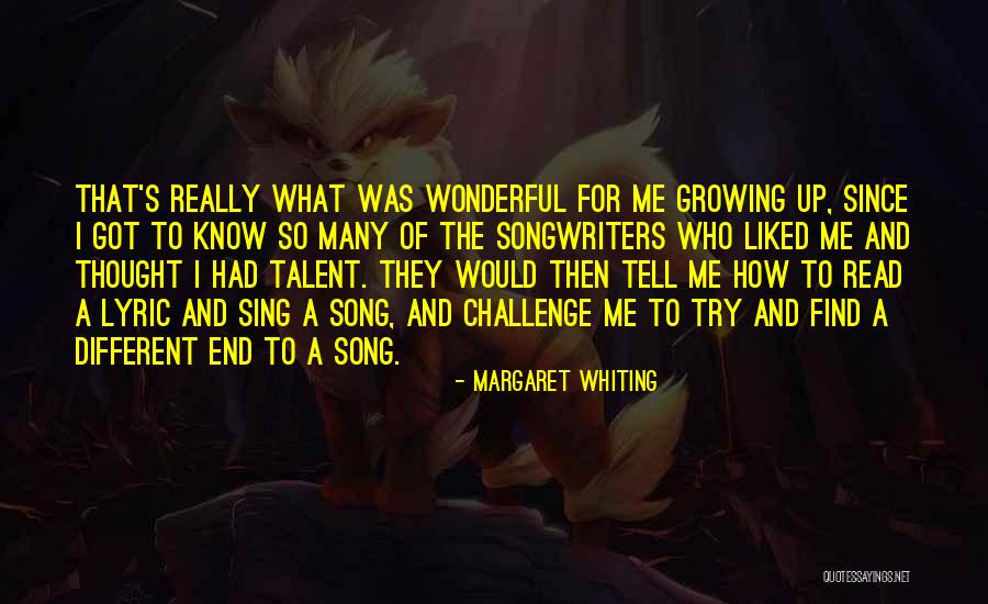 Sing A Wonderful Song Quotes By Margaret Whiting Sing A Wonderful Song Quotes By Margaret Whiting