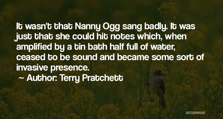 Singing Badly Quotes By Terry Pratchett