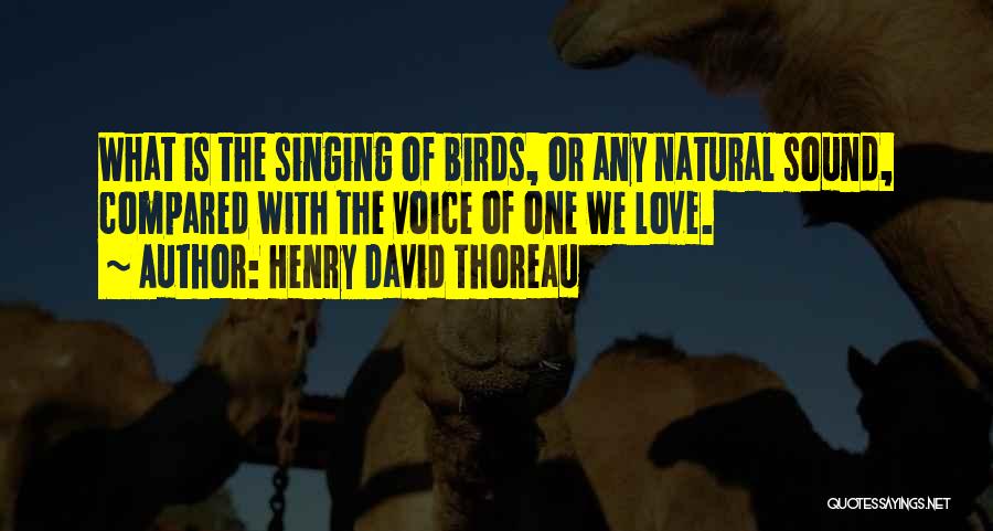 Singing Birds Quotes By Henry David Thoreau