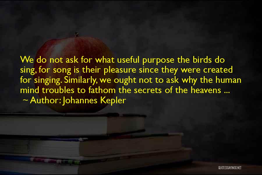 Singing Birds Quotes By Johannes Kepler